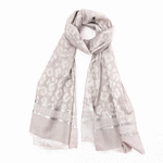 Wo Fatchin Gray and Spots Scarf thumbnail