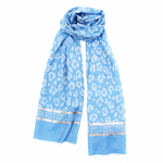 Blue and Spots Scarf
