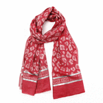 Wo Fatchin Red Rose Madder and Spots Scarf thumbnail