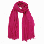 Wo Fatchin Pink Candy Shimmer Solid Scarf thumbnail