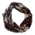 Wo Fatchin Infinity Camouflage Floral Scarf thumbnail