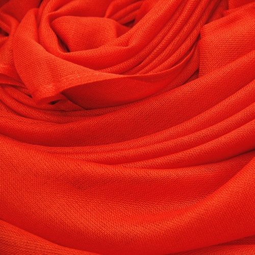 Orange - Red Solid Scarf