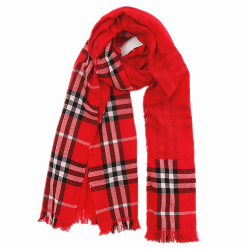 Red Plaids Scarf