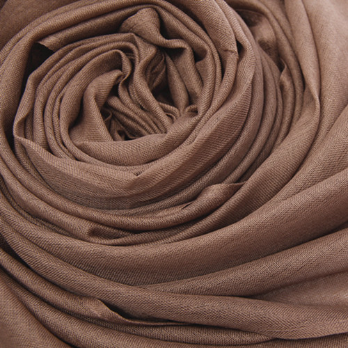 Clay Brown Solid Scarf