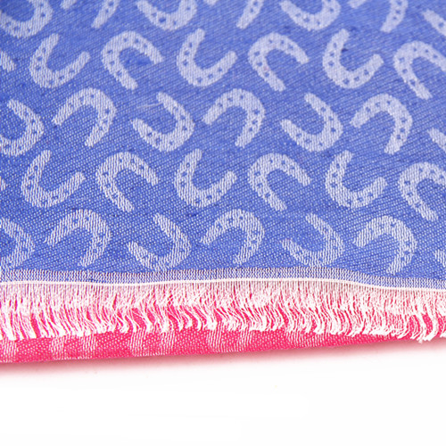 Pink and Purple Mini Horse Shoe Print Scarf