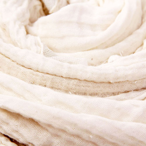 White Cotton Scarf