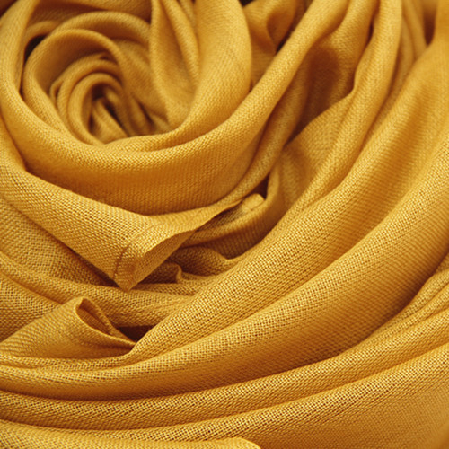 Mustard Yellow Solid Scarf