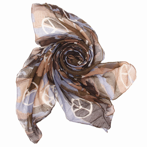 Brown and Lavender Camo Accord Scarf