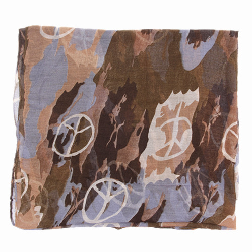 Brown and Lavender Camo Accord Scarf