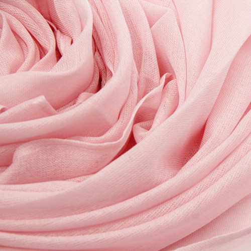 Pink Berry Cream Solid Scarf