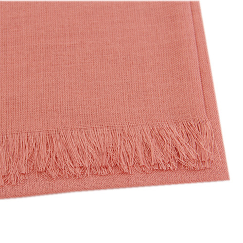 Coral Pink Solid Scarf