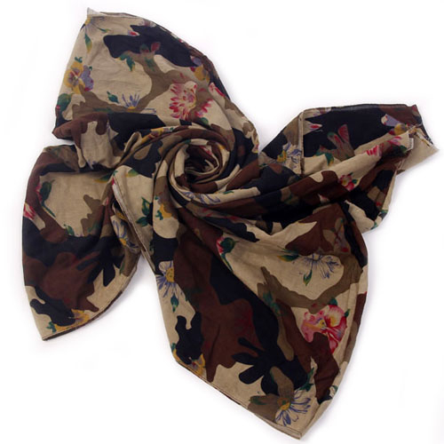 Infinity Camouflage Floral Scarf