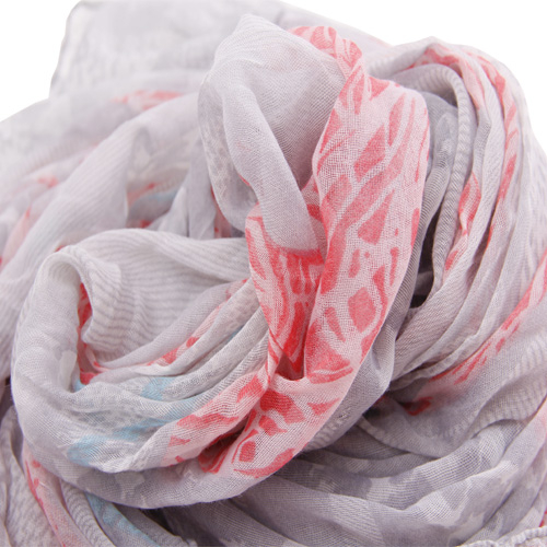 Pale Pink and Lavender Scarf