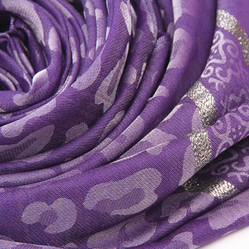 Purple and Spots Scarf